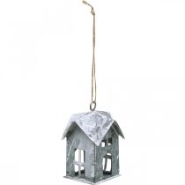 Artikel Juletrailer metalhus shabby chic hvid H9,5cm 3stk