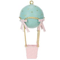 Artikel Ballondekoration, varmluftballon som en original gaveidé eller blikfang derhjemme, 19 cm