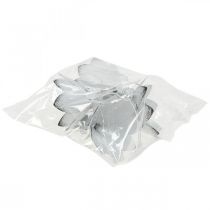 Artikel Hængevedhæng Elverdekoration Metal Hvid Ø6cm H9cm 4 Stk