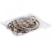 Artikel Dekorativt vedhæng i træ påskepynt kanin i et æg 9×1,5×23cm 6 stk.