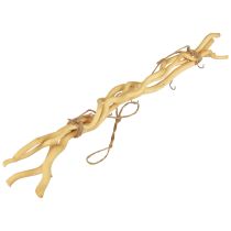 Artikel Træbundtkrogskinne vægdekoration i boho-stil til alsidig brug