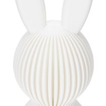 Artikel Dekorativ kaninfigur med foldet look til moderne indretning, stue eller kontor, 13 cm, 3 stk.