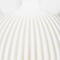 Artikel Dekorativ kaninfigur med foldet look til moderne indretning, stue eller kontor, 13 cm, 3 stk.