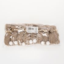 Artikel Påskehareophæng, ideelt dekorativt tilbehør til vinduesdekoration, 14 cm, 8 stk.