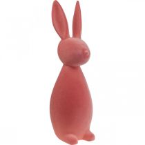 Deco Bunny Deco Easter Bunny Flocked Orange Abrikos H69cm