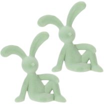 Artikel Dekorativ påskeharefigur til stilfuld boligdekoration og påske, 22 cm, 2 stk.