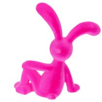 Artikel Dekorativ siddende kanin som forårsdekoration til stue eller kontor, 22 cm, 2 stk.
