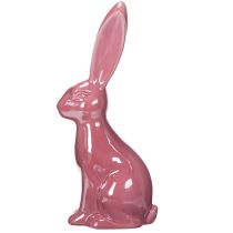 Artikel Påskedekoration kanin keramik skinnende figur til påske og forår 37 cm