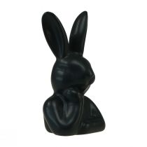 Artikel Kanin tænkende lille kanin buste sort 6×4×10,5cm