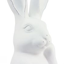 Artikel Kanin dekoration kanin hvid kunststen tænker 18×12,5×30,5cm