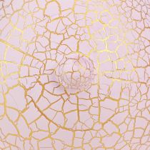 Artikel Kaninhoved dekoration påske pink guld craquelure 10x11x28cm