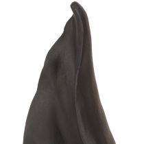 Artikel Kaninøre Dekoration Påskehare i sort 20cmx7,5cmx29cm