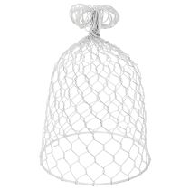 Artikel Vintage trådklokke til rustik bordpynt i landlig stil, 23 cm