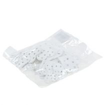 Artikel Heart Mix White 3,3 cm - 7cm 54p