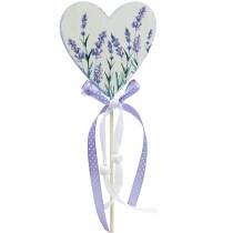Lavendel hjerte, sommer dekoration, hjerte at holde med lavendel, Middelhavet hjerte dekoration 6stk