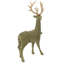 Artikel Dekorativ stående hjortefigur, besat med gevir, 31 cm