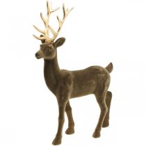 Dekorativ hjorte dekorativ figur dekorativ rensdyr flok brun H46cm