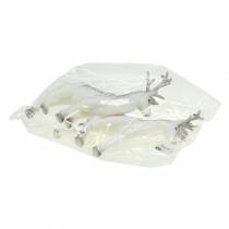 Artikel Deco hjorte flokket/sneet 27,5cm 2 stk