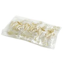 Artikel Bryllupsnål med hjertecreme 12cm 16 stk