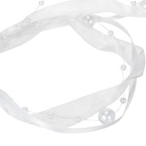 Artikel Bryllupsbånd hvidt 20mm 5m