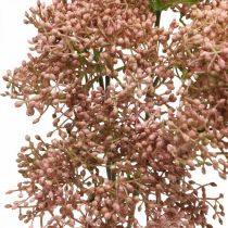 Artikel Hyldebær kunstig pink blomstgren 52cm 4 stk