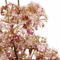 Artikel Blomstrende deco-gren dusky pink Kunstige engblomster 88cm