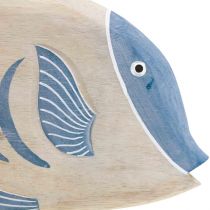Træfisk deco stor, deco fisk stående H30cm