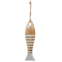 Træfisk dekoration maritime fiskevedhæng træ 28,5cm