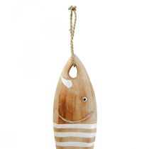 Træfiske dekoration maritime fiskevedhæng træ 49cm