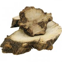 Træskiver deco rod træ sprede dekoration træ 3-8cm 500g