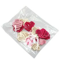 Artikel Træ cupcakes borddekoration pastelfarver muffins fødselsdagsdekoration 24 stk
