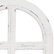 Artikel Trædekoration shabby chic dekorativ vinduesramme træ hvid 29,5×48cm