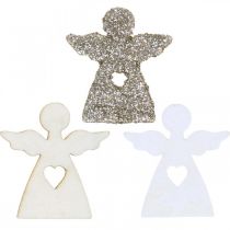 Artikel Scatter dekoration engle træ juleengle 4cm assorteret 72 stk