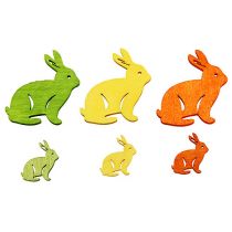 Artikel Trækanin 2cm - 4cm farverig assorteret 96 stk
