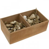 Artikel Træhjerte juletræspynt 4,5cm 36 stk