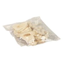 Artikel Træhjerter dekorativ bøjle træ dekorative hjerter brændt 8cm 6stk