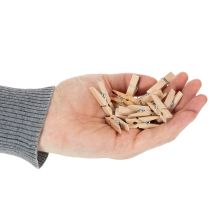Artikel Træklemme mini tøjklemme dekorative klemmer 3,5 cm 50 stk