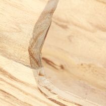 Artikel Trækurvskurv med hank Paulownia træ 56×16cm H16cm