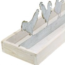 Træbakke med kran 46 cm