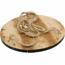 Artikel Plantegynge, blomsterbakke på reb, hængekurv med makrame Ø34cm L84cm