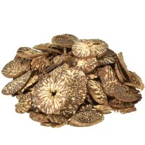Artikel Træskiver dekorative betelnøddeskiver areca 1-3,5 cm 300 g