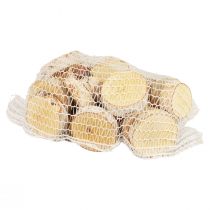 Træskiver dekorativ birketræ naturbark Ø7-9cm 20stk