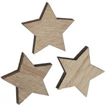 Artikel Træstjerner til spredning af naturlig jul Ø3cm 100 stk