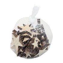 Artikel Stjerner i træ dekoration scatter dekoration Jul natur 3/5/7cm 29 stk
