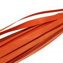 Trælister til fletning af orange 95 cm - 100 cm 50p