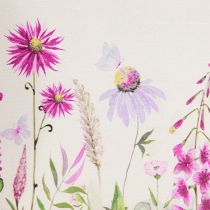 Artikel Træbakke rektangulær natur blomster sommerfugl L35cm