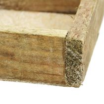 Artikel Træbakke 14cm x14cm x 3cm vasket