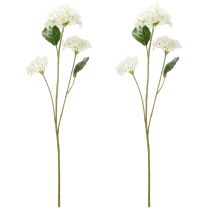 Artikel Kunstig hortensiablomst til elegant, moderne indretning, 80 cm, 2 stk.