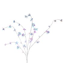 Artikel Kunstig, delikat blomstrende gren med iriserende blomster, 98 cm