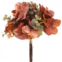 Hortensia buket kunstige blomster borddekoration 23cm